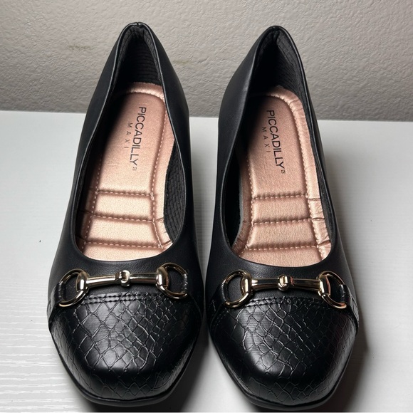 Piccadilly Maxi-Brazilian Elegant Block heel shoes Size 6 New - Picture 11 of 12